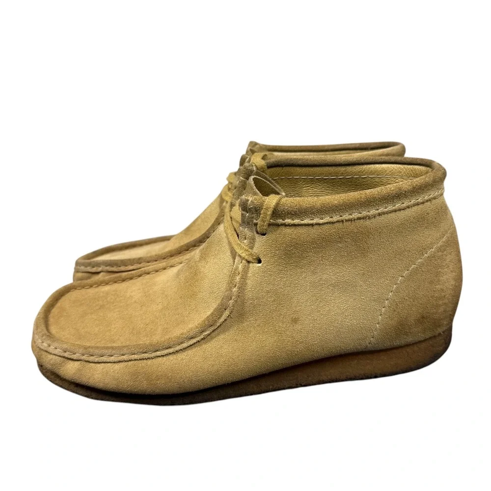 Clarks Originals Wallabee Shoes Men 13 Maple Suede Moc Toe Crepe Sole Chukka